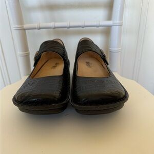Alegria Paloma black Mary Jane shoes size 9.5W